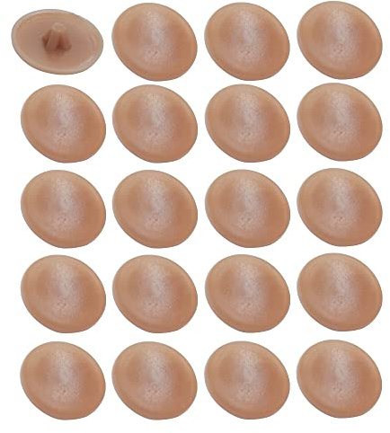 cyclingcolors 20x Abdeckkappen Schrauben Kunststoff 11.5mm Kreuzschlitz pz2 Holz schraubenkappen, Fichte