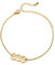 PAMTIER EngelsZahl 333 Armband Damen Edelstahl Verstellbare Kette Zierlich Einfach Numerologie Schmuck Gold