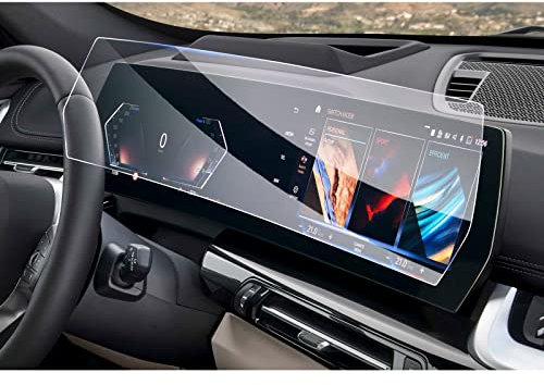 GAFAT Compatibile con BMW X1 iX1 U11/ X2 iX2 U10/ Serie 1 F70 2022-2024 2025 Pellicola Protettiva, X1 U11 iDrive 8 Pellicola In Vetro per 10,7 Navigation+ 10,25 Cockpit, Antiurto, 9H Anti Graffio