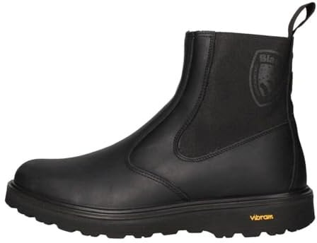 BLAUER Scarpe uomo stivaletto Guantanamo in pelle nero U24BU01 F3GUANTANAMO7/LEA 43