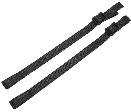 FOLOSAFENAR Eishockey Helm Kinnriemen , Eishockey Helm Kinnriemen , Ersatz Oxford Tuch , Verstellbare Größe , Wiederverwendbar , 2 Stück mit Einem Druckknopf für