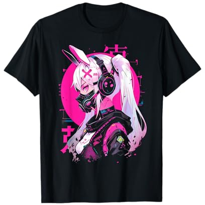 Anime Manga Cyberpunk Aesthetic Techwear Harajuku T-Shirt