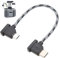 15cm Type C to Micro AB, Remote Controller Cable, Right Angle Remote Controller, Data Cable for DJI Mavic Air 2 / Mini 2