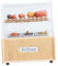 TOYANDONA 1 Satz Mini-Grillschrank Mini- Modell Grillschrank Dollhouse playmobile puppenhauszubehör Ausstellungsregale Küchenschränke Mini-Dessertschrank Mini-Lebensmittelschrank Möbel