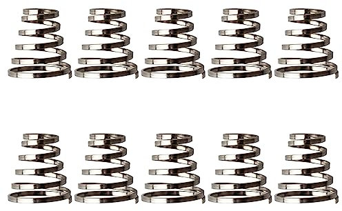 10Pcs Stainless Steel Bike Wheel Skewer Spring Replacements Mountain Bike Wheel Spring Quick Release Lever Shafts Spring Bike Quick Release Skewer Spring Wheel Rod Stainless Steel Replacements