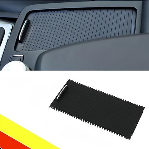 POETRYXIAO Couvercle de store de console centrale pour Mercedes Classe C/Classe E S204 W204 A207, couvercle de cadre de porte-gobelet de rechange A20468076079051