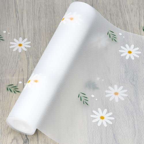 VCRANONR Antirutschmatte, 30*500 cm Schubladen Matte, Wasserfest Regaleinlagen, Waschbar Kühlschrank Matten, Schubladeneinlage, transparent Kühlschrankmatte, Matte für Schubladen küche, Schrankpapier