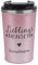 Tassendruck Glitzer To-Go Thermobecher mit Name personalisiert Lieblingsmensch Geschenk für Freundin | Nachhaltig, Edelstahl doppelwandig, inkl. Deckel, Rosa, 350 ml