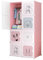 MAGIC SELECT Kinder Kleiderschrank, Modulregal, Kinderkleiderschrank, modularer Organizer, Aufbewahrungsregal für zu Hause, 8 Module, 140x105 cm,Rosa
