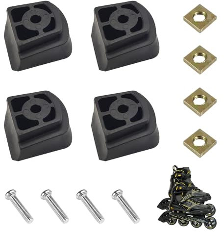 BNGXR Inliner Bremse,4 Stück Inliner Bremse Hinten,Bremsstopper Bremsklotz aus TPR,Brake für Inlineskates,Inliner Bremse Universal aus PU,für Inlineskates