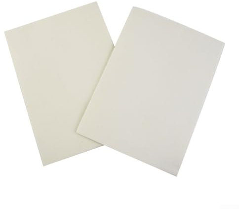 Guarnizione in fibra di ceramica per vetro del forno, 155 mm x 297 mm x 3 mm, facile da tagliare, isolamento termico (2 pezzi)