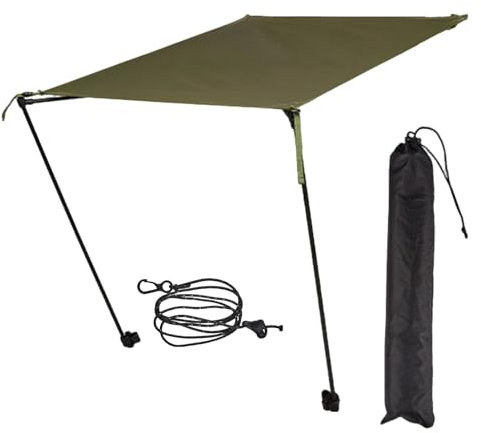 Parapluies de plage pour le sable, lourd, coupe-vent et rétractable, auvent pliant, parasol de voyage, auvent de plage léger, auvents de patio pour la randonnée, les voyages, les pique-niques, les