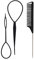 3Pcs/Set French Braiding Tool Loop Make Hairstyles Elastic Hair Bands Remover Cutter Tail Comb Hair Styling Tools