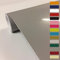 vgoltd Rollo de papel adhesivo de vinilo brillante para muebles, encimeras, armarios, armarios y mesas (gris suave, 60 x 100 cm)