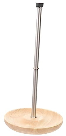 Ciieeo Wooden Base Wine Decanter Stand Bottle Rack Drying Rack for Counter Home Bar Accessory