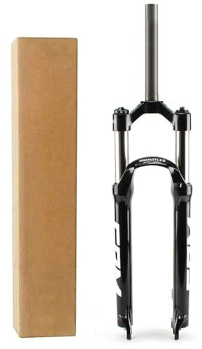 DECAKE Fourche à Suspension hydraulique pour VTT 26/27,5/29 Pouces, Alliage d'aluminium, Fourche de Descente verrouillable à l'épaulement de 28,6 mm, débattement de 110 mm