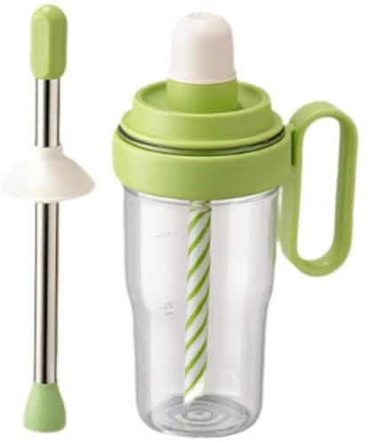 Ymxygz Portable Shaking Cup Water Bottle Cobbler Shaker Tea Iced Coffee Cup Fruit Crusher Stick Hand Shaken Cups for Party
