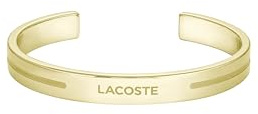 Lacoste Men's ADVENTURER Collection Open Bangle Bracelet in Stainless Steel - Available in Silver or Gold