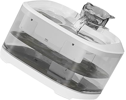 Fontaine à eau silencieuse pour chats - 5 L - Circulation automatique - Filtration par USB - Pour divers animaux domestiques