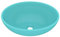 Lavabo à Poser, Lave-Mains Évier de Salle de Bain ovale de luxe Vert clair mat 40x33 cm Céramique