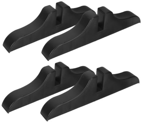 ULTECHNOVO 4 Stück Trennwandständer Kunststoff Basis Für Sichtschutzfüße Freistehend Ohne Werkzeug Für Homeoffice Und Raumteiler