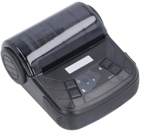 FTVOGUE Impresora Térmica de Baja Velocidad de 80 Mm, Impresora Recibo para el Centro Comercial Supermercados Restaurantes (con Estuche)