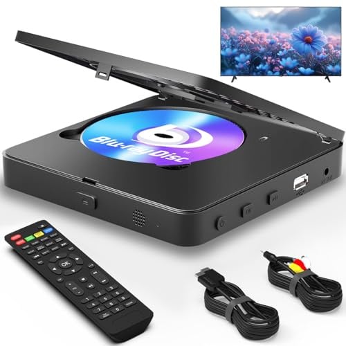 Blu Ray DVD Player 1080P Full HD per TV con uscita AV HDMI