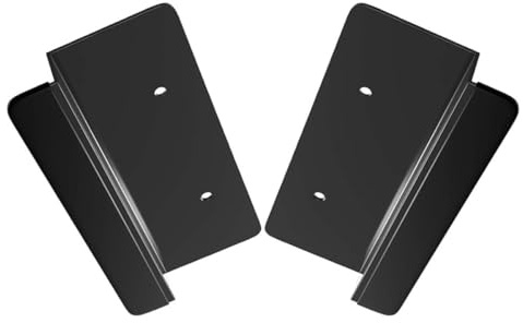 HORIALENCE Poignées de Pied pour Tiroir à Poubelle en Acier au Carbone, Ouverture sans Contact, Lot de 2, Adaptées aux Portes D'armoire Cuisine et Salle de Bain