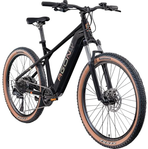 AGON Alpha 27,5 Zoll E-MTB Hardtail Pedelec Mountainbike 10 Gang 540 Wh