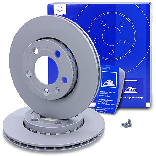 ATE 24011801371 Bremsscheibe - (Paar) | Kompatibel mit: SKODA FABIA I, FABIA I Combi, FABIA I Praktik, FABIA I Stufenheck, FABIA II, FABIA II Combi