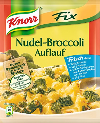 Knorr Fix für Gemüse Nudel-Broccoli-Auflauf, 21er Pack (21 x 46 g)