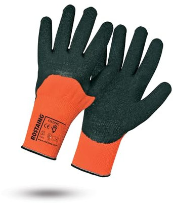 Rostaing coldpro/IT10 Handschuhe, Orange/Schwarz, 10