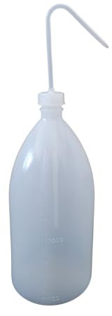 Spritzflaschen 3 x 500ml rund natur aus LDPE inkl. Schraubverschluss mit Steigrohr (Spritzverschluss) *Laborflasche, Enghals, Dosierflasche, Spritzerflasche, Plastikflasche, Kunststoffflasche*
