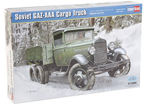 Hobbyboss 83837 Soviet GAZ-AAA Cargo Truck Plastic Model Kit, 1:35 Scale
