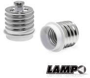 LMOADE40-E27 ADATTATORE E40-E27 bianco/white metallo e termoplastico da E40 a E27 IP 20