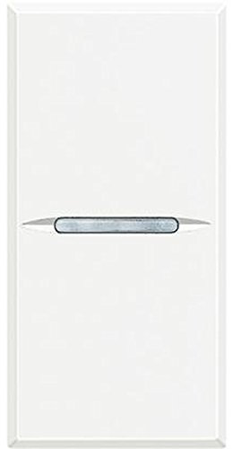 BTicino SHD4003F Axolute Deviatore Unipolare Assiale 1P, 16A, Bianco