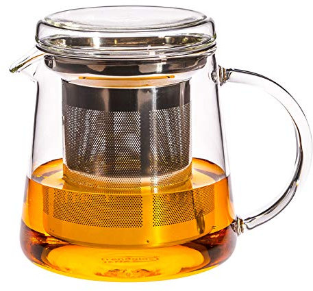 Trendglas Jena Teekanne FOR TWO für zwei Tassen mit Edelstahlfilter, 0,4 Liter