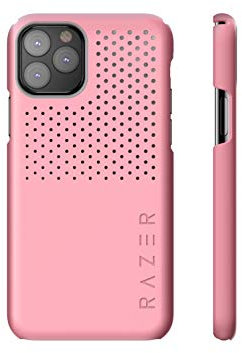Razer Arctech Slim for iPhone 11 Pro Max Case: Thermaphene & Venting Performance Cooling - Wireless Charging Compatible - Quartz Pink