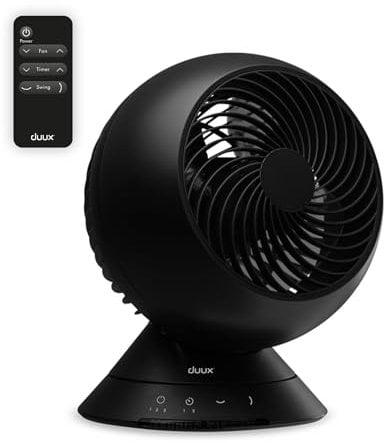 Duux Globe Black Table Fan (DXCF07UK)