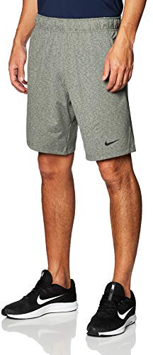 Nike Herren Yoga-Shorts Dri-Fit, Galactic Jade/Htr/Black, M, AT5693