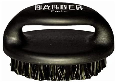 BARBER MARMARA Fade Brush R - Bartbürste - Bartpflegebürste - Reinigungsbürste für den Mann - Friseur Finger Brush-Bürste - Friseur & Barbier Bedarf - Styling Bürste - Schnitthaarbürste