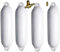 MOTIVEX Fenderset 4 Bootsfender (Weiss, 45)