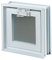 Ventana de ventilación para insertar en una pared de bloques de vidrio, ladrillo u hormigon | Dimensiones cm 24X24X8 | Sustituye 1 bloque de vidrio de 24x24x8 cm.| Unidad de venta 1 ventana