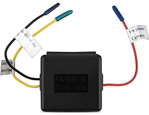 XTRONS Reversing Camera Power Filter Box for Volkswagen Vehicles to solve rear view Interference issue