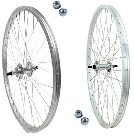 1 Paar Rad/Felge vorne + hinten 28 Zoll für Citybike 700 x35 6/7 Geschwindigkeit Fahrrad Epoche | Aluminium/Stahl