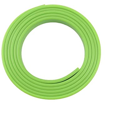 5 m PVC-Leiste, Flexible, Selbstklebende U-Profil-Leiste, C-Leisten-Kante für Schrank, Sperrholz, Tisch, Schutzkantenschutz, Möbeldekor (Color : Green, Size : 9mm)