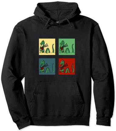 Smilealottees Bloc de cornemuse amusant en forme de monstre du Loch Ness Sweat à Capuche