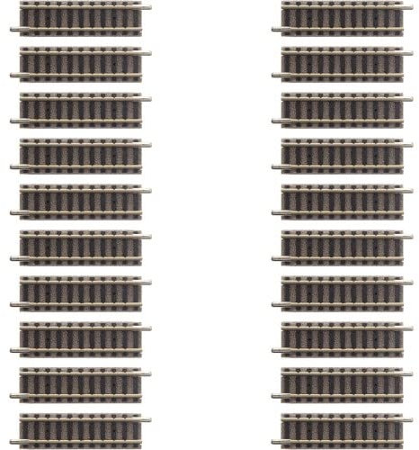 Fleischmann 9103 - Binario dritto, lunghezza 55,5 mm (20 pezzi)