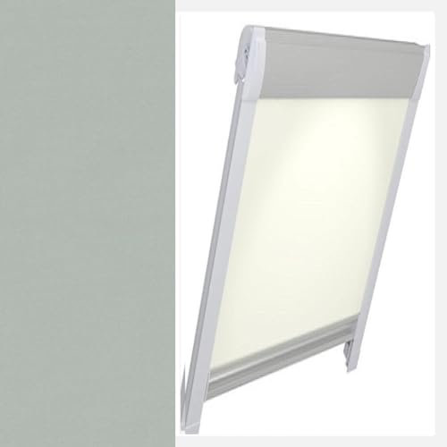 Thermo-Verdunkelungs-Rollo für ältere ROTO Dachfenster Typ 310-319 + 320-329 HELLGRAU 142.01 (7/12 lt. Typenschild)