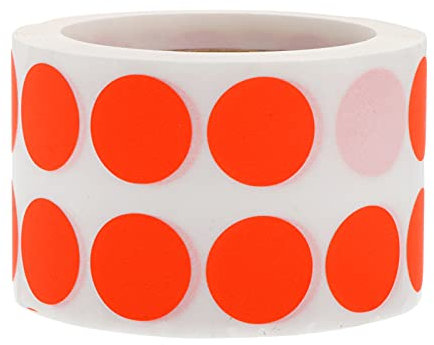 Tofficu Briefumschläge 1 Roll Colored Dot Stickers Practical Scrapbook Sticker Gift Wrapping Sticker for Store Office Entfernbare Aufkleber